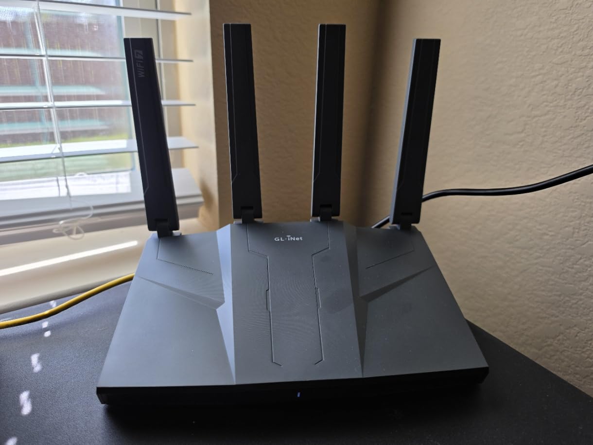 GL.iNet GL-BE9300 Flint 3 Tri-Band Wi-Fi 7 Router 5 x 2.5G VPN Router customer photo 2