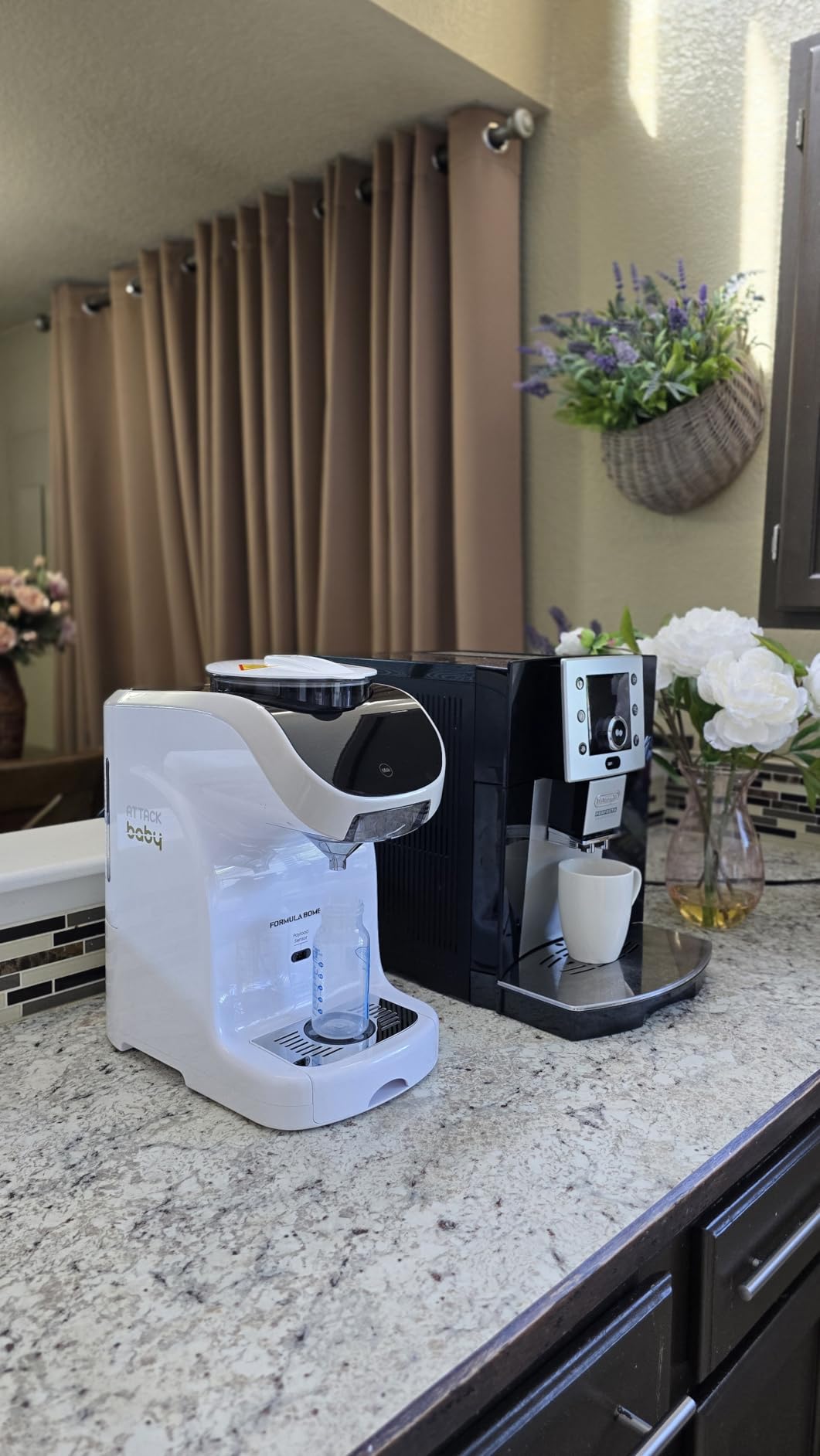 Formula Dispenser Machine with Automatic Mixing | White | New and Improved Accurate WiFi | App Enabled | Instant Heating | Sensor-Guided Dispensing | Quick Bottle Preparation customer photo 2