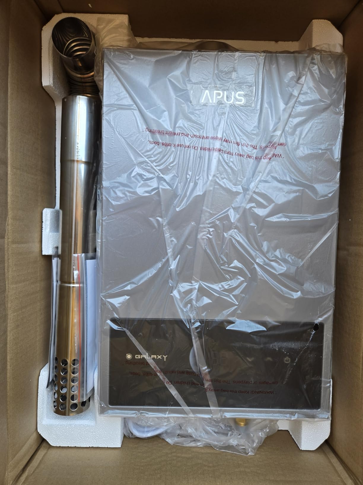 APUS Tankless Water Heater Natural Gas, Up to 4.42 GPM, Indoor Tankless Water Heater, 95,000 BTU on Demand Instant Hot Water Heaters with Smart Digital Display,Space Gray customer photo 2