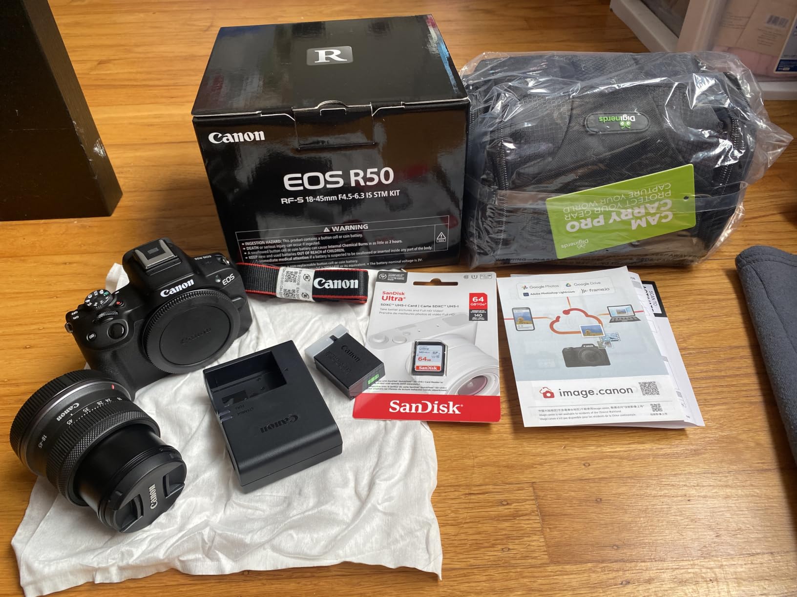 Canon EOS R50 Mirrorless Camera with 18-45mm & 55-210mm Double Lens Bundle customer photo 1