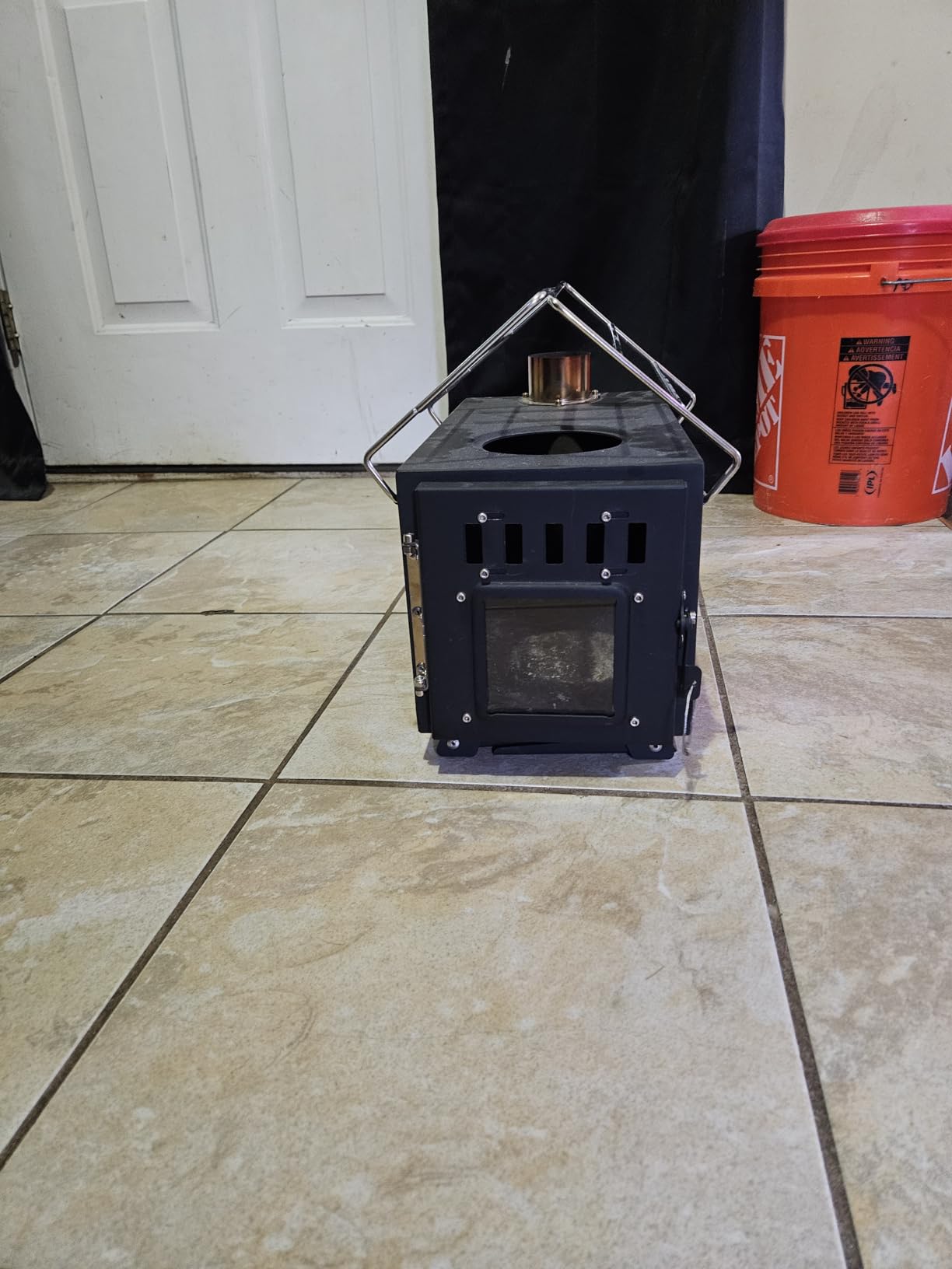 Upgraded Wood Stove, High Airtight Tent Stove for Outdoor Camping Use customer photo 2