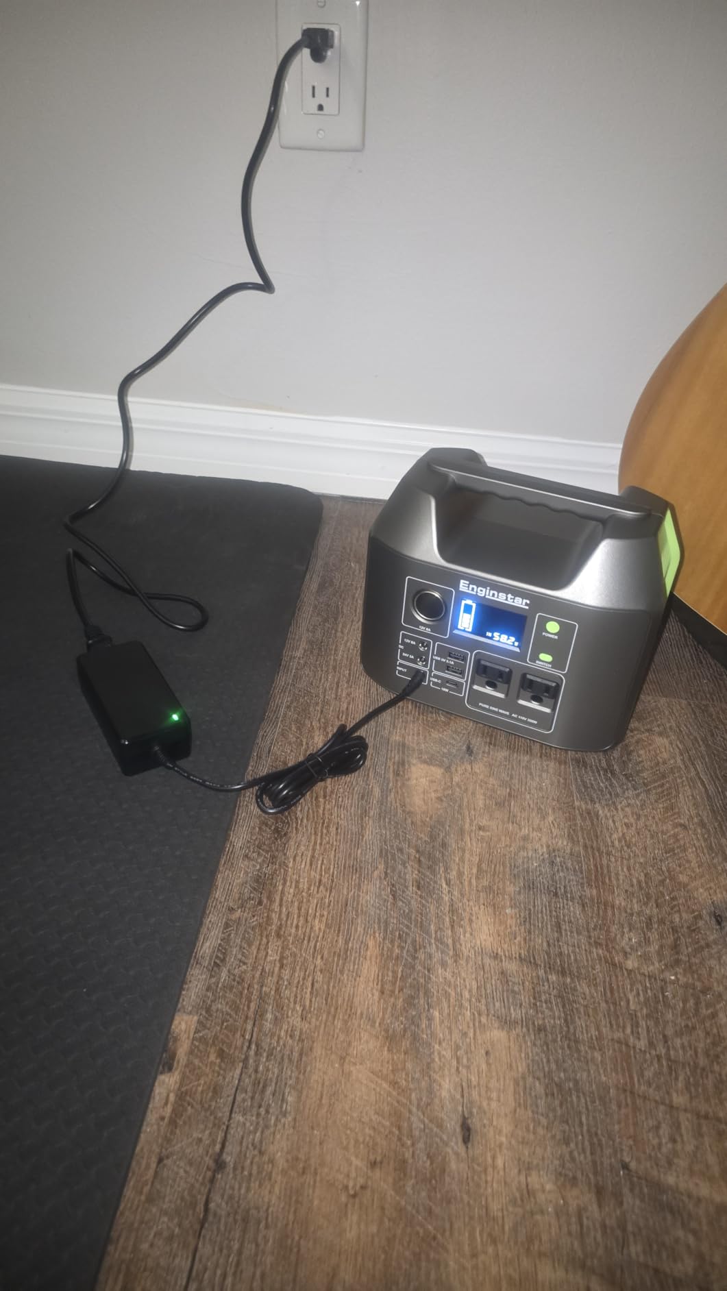 Portable Solar Generator 300W Power Station with 60W Foldable Solar Panel customer photo 1