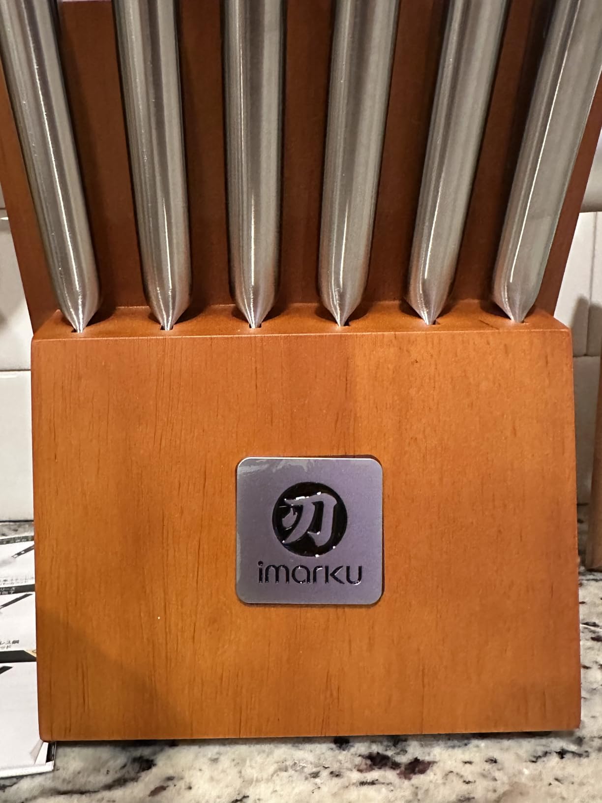imarku Bread Knife 10 Inch: Japanese High Carbon Stainless Steel customer photo 2