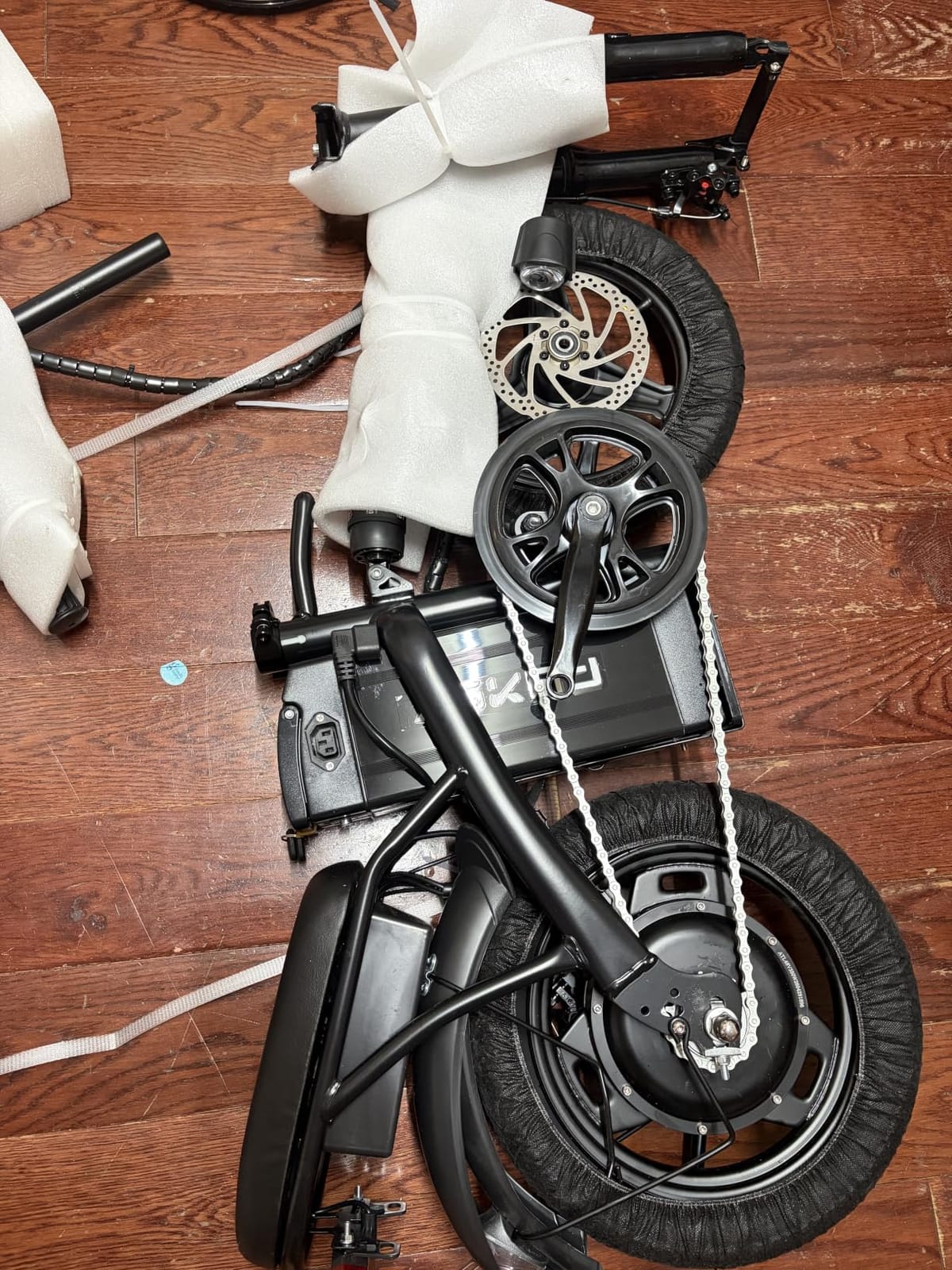 Foldable Electric Bike for Adults and Teens, 14 Inch Ebike for Commuting customer photo 2