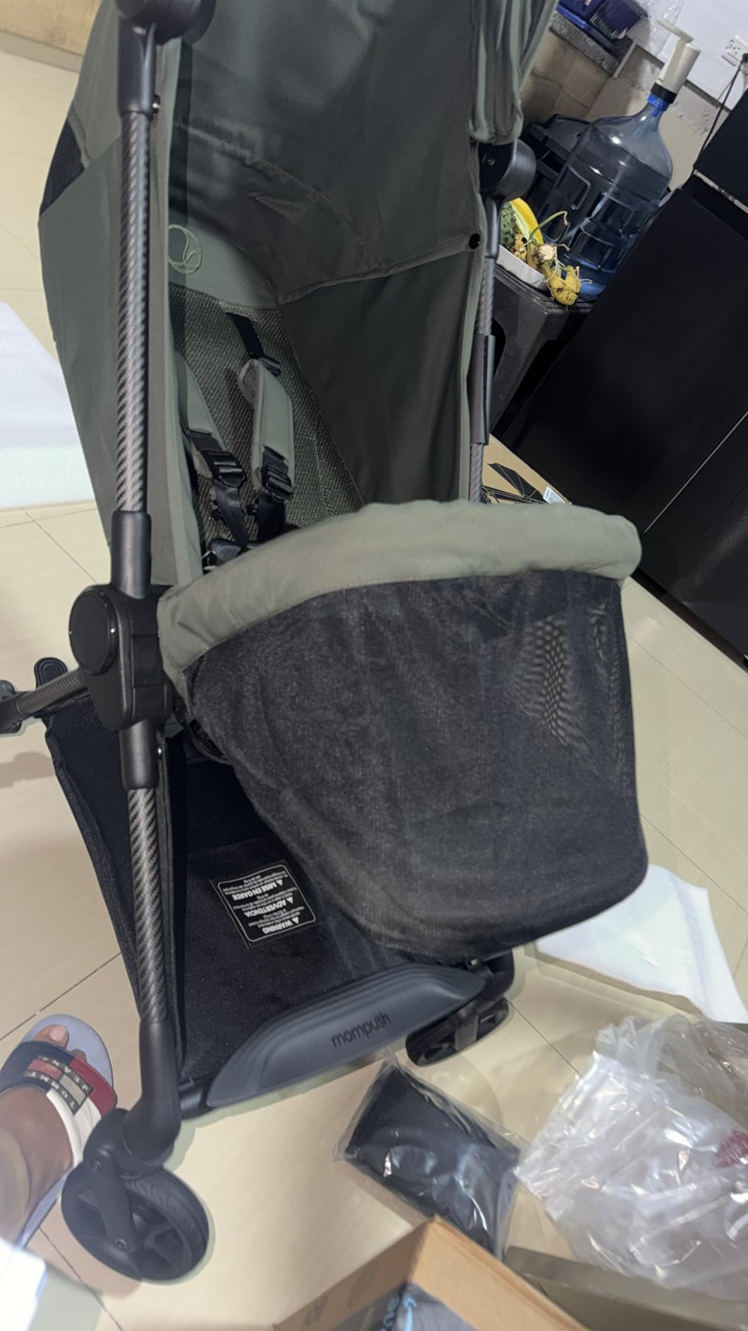 Mompush Nexis Carbon Fiber Lightweight Travel Stroller, Carry-On, Forest customer photo 1
