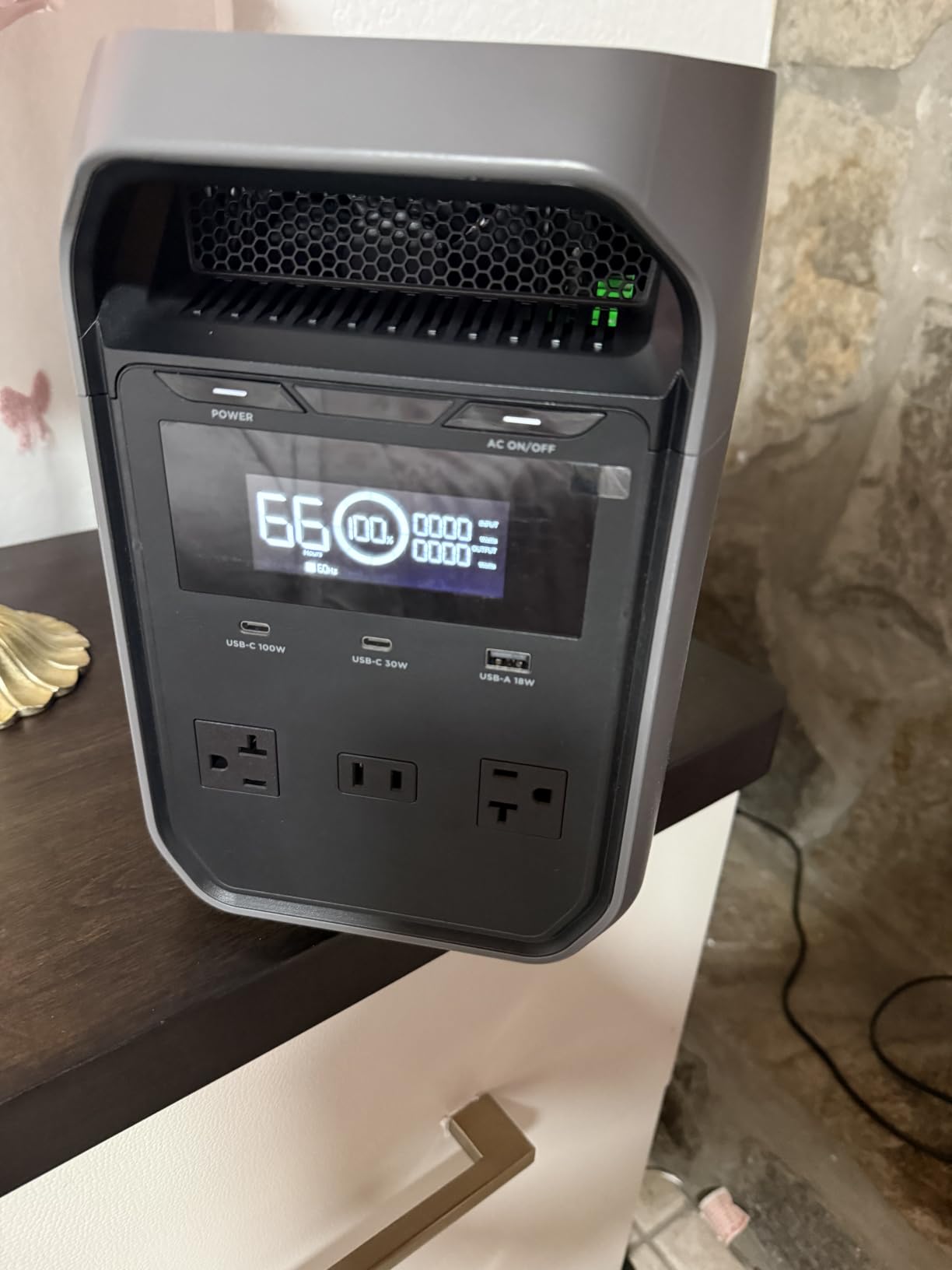 EF ECOFLOW Portable Power Station Delta 3 Classic, 1024Wh 1800W AC customer photo 2