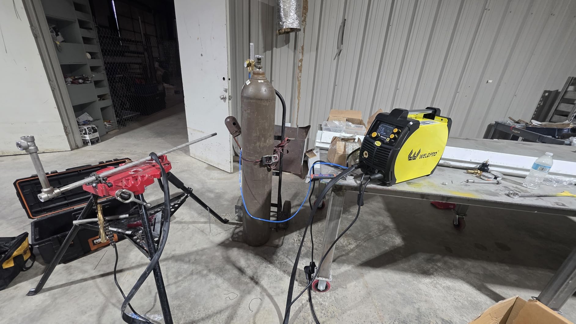 Weldpro Omni210 MIG Welder 200A Multi-Process Welder 110V/220V,Synergic MIG/Flux Core/Stick/Spool Gun/AC/DC HF TIG with Pulse,6-in-1 Frequency Control Welding Machine with Standard TIG Torch,VRD customer photo 1