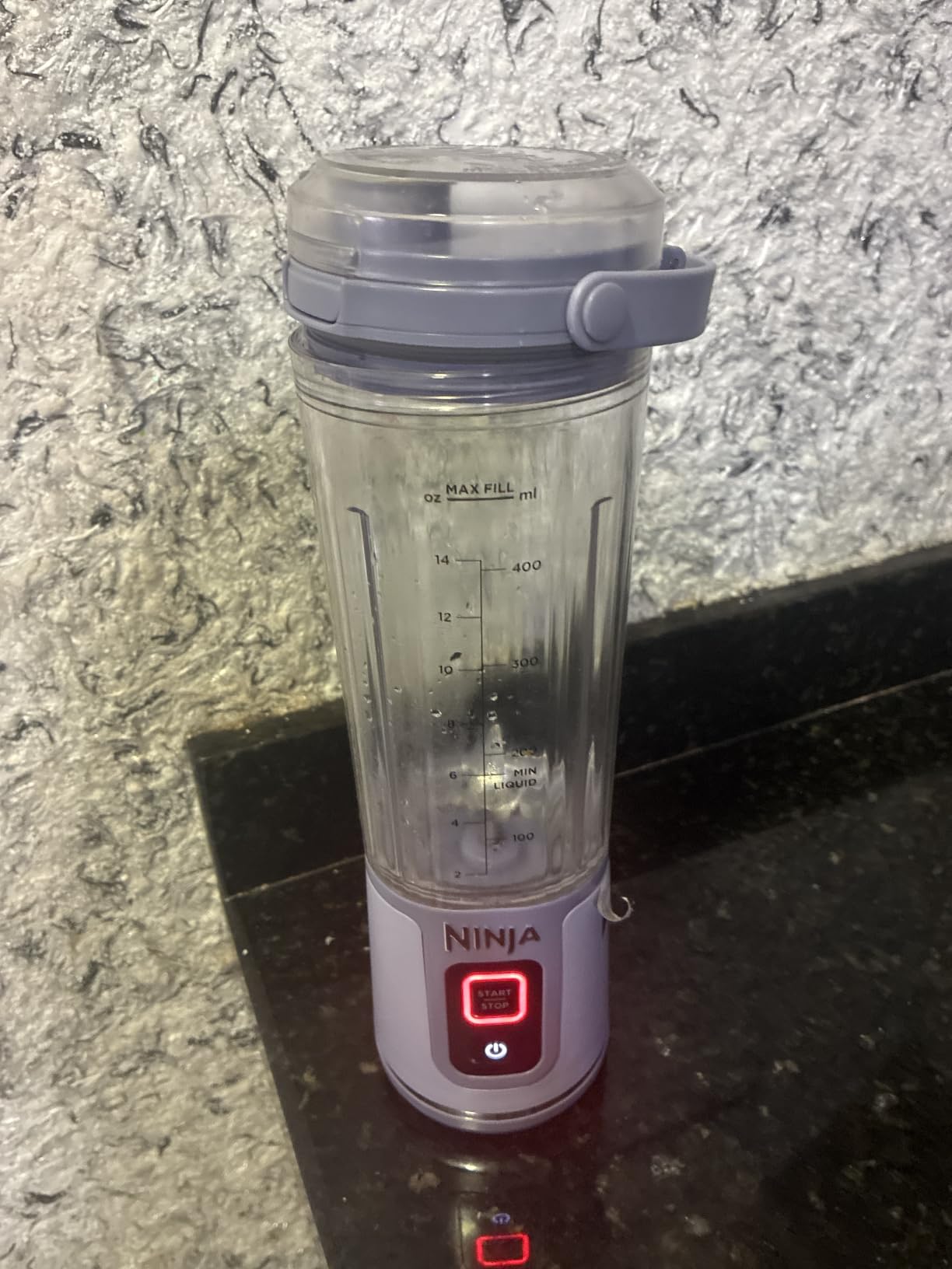 Ninja BC151PR Blast Portable Blender, Cordless, 18oz. Vessel, Personal Blender-for Shakes & Smoothies, BPA Free, Leakproof-Lid & Sip Spout, USB-C Rechargeable, Dishwasher Safe Parts, Passion Fruit customer photo 1
