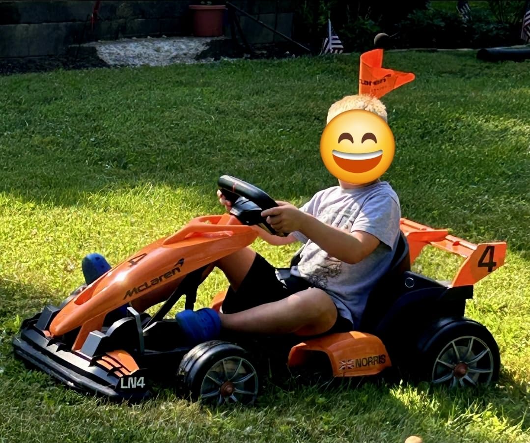 First Ride On Licensed McLaren 36V 9Ah Electric Go Kart for Big Kids customer photo 1