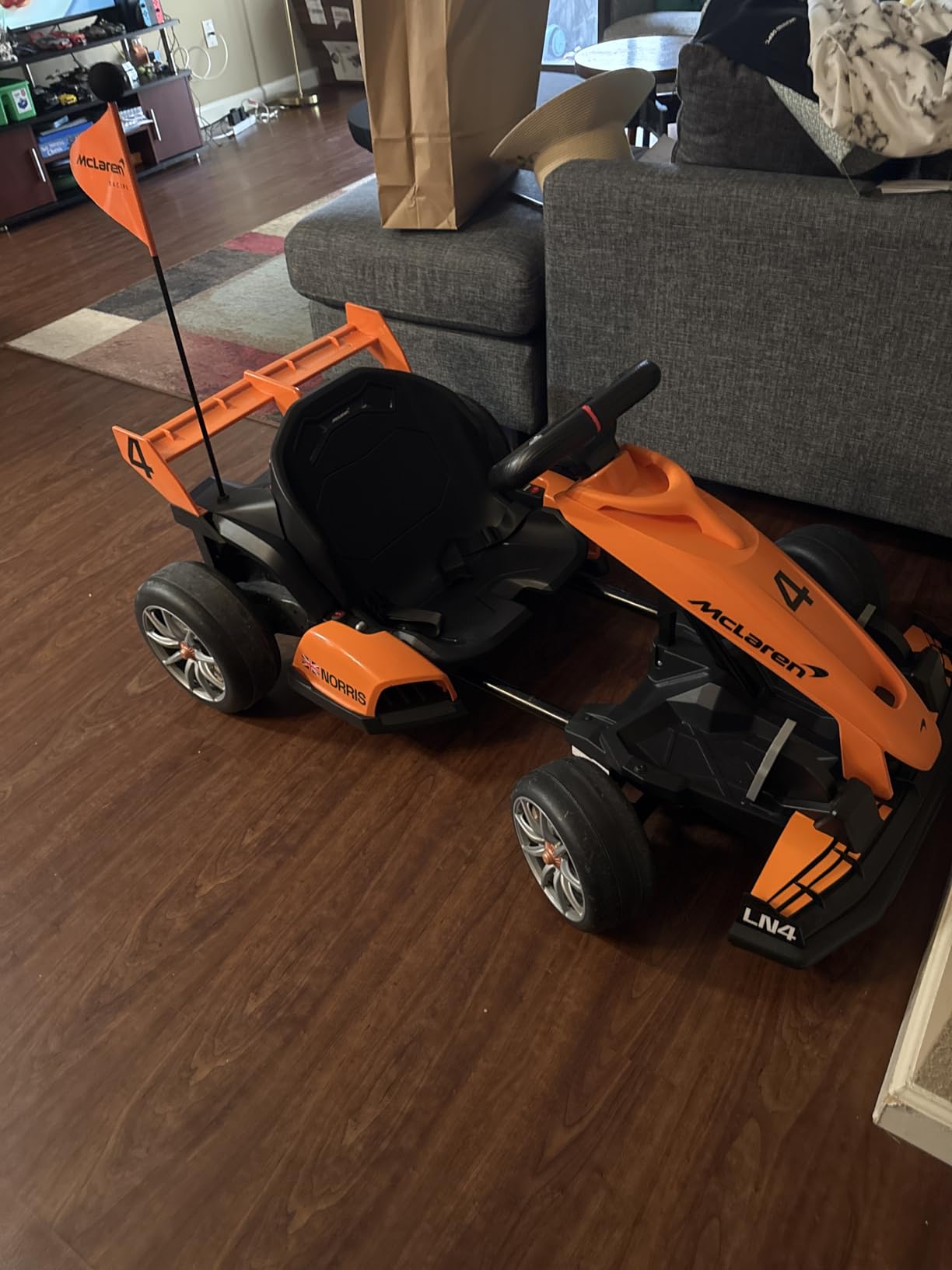 First Ride On Licensed McLaren 36V 9Ah Electric Go Kart for Big Kids customer photo 2