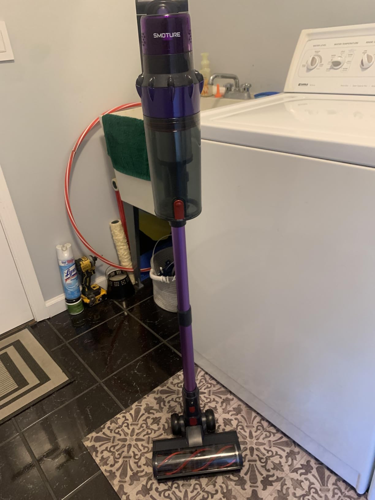 SMOTURE Cordless Vacuum Cleaner, 650W 55KPA 70Mins Vacuum Cleaners for Home, Cordless Stick Vacuum with LED Touch Screen, Anti-Tangle Wireless Vacuum, Handheld Vacuum for Pet Hair/Carpet/Floor customer photo 2