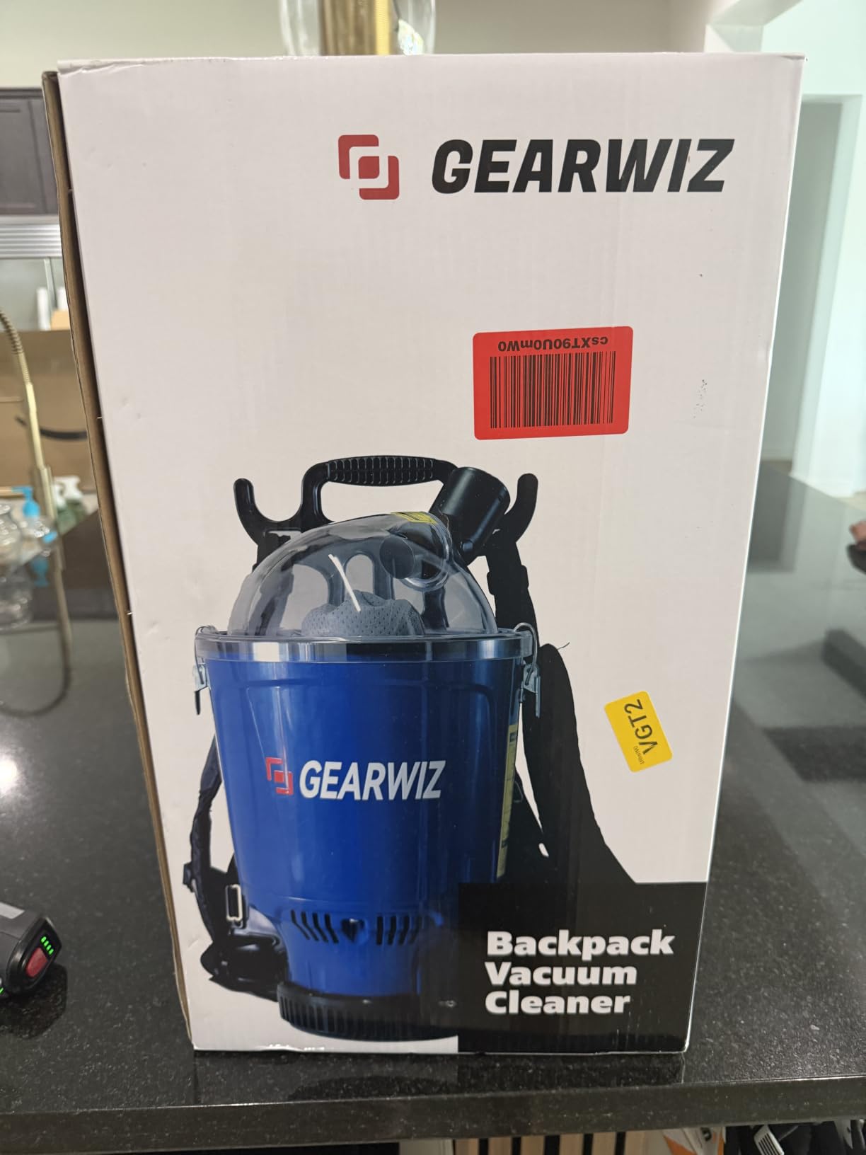 Gearwiz Backpack Vacuum Cleaner – 1000W Shoulder Vacuum with 25KPA Suction, Bagged or Bagless Use, Adjustable Harness, Double Filtration, Washable Dust Bag & Tools for Home, Office, Stairs & Cars customer photo 2