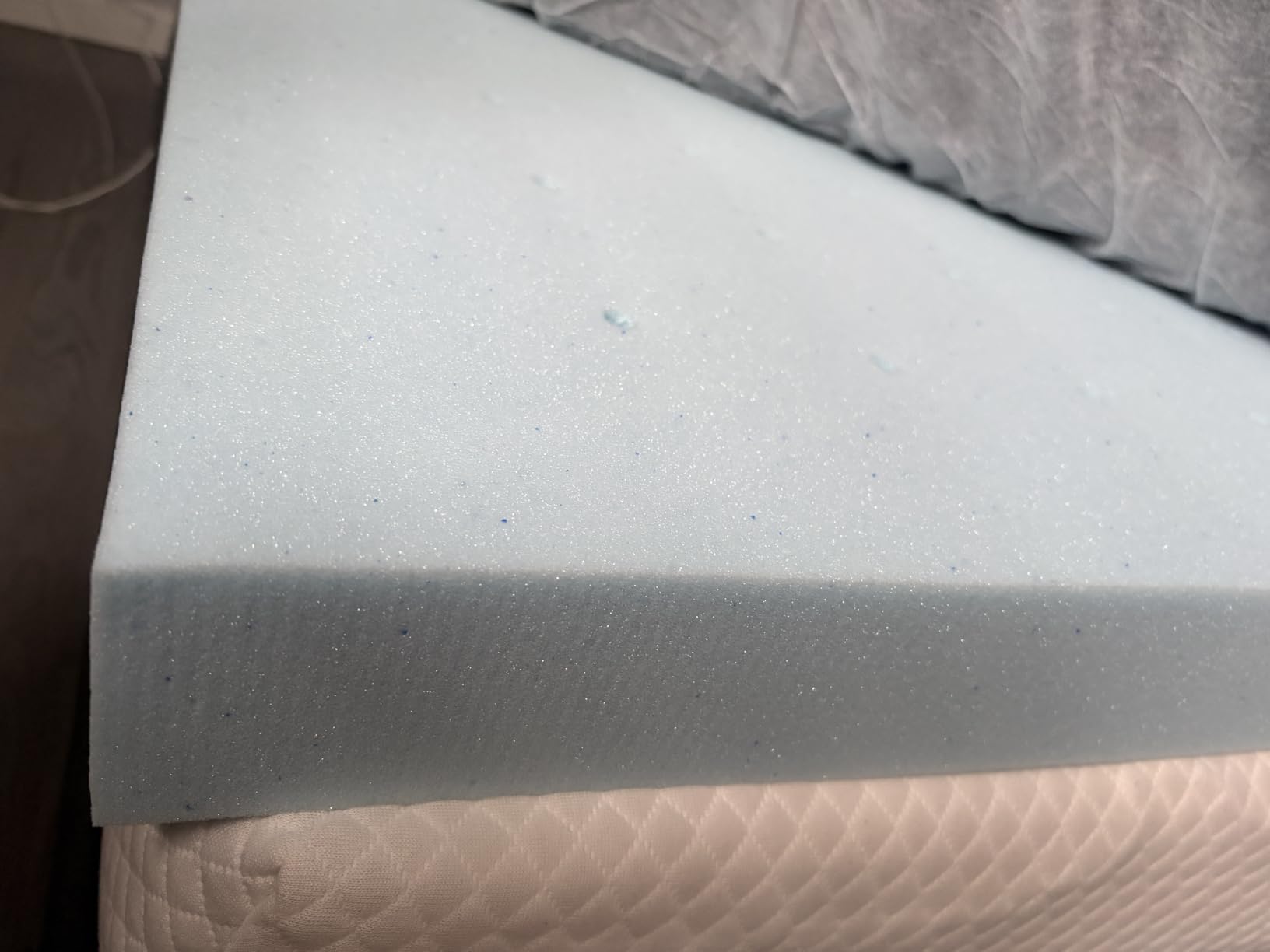 EGOHOME 3 Inch Queen Memory Foam Mattress Topper- Cooling Gel Infused customer photo 2
