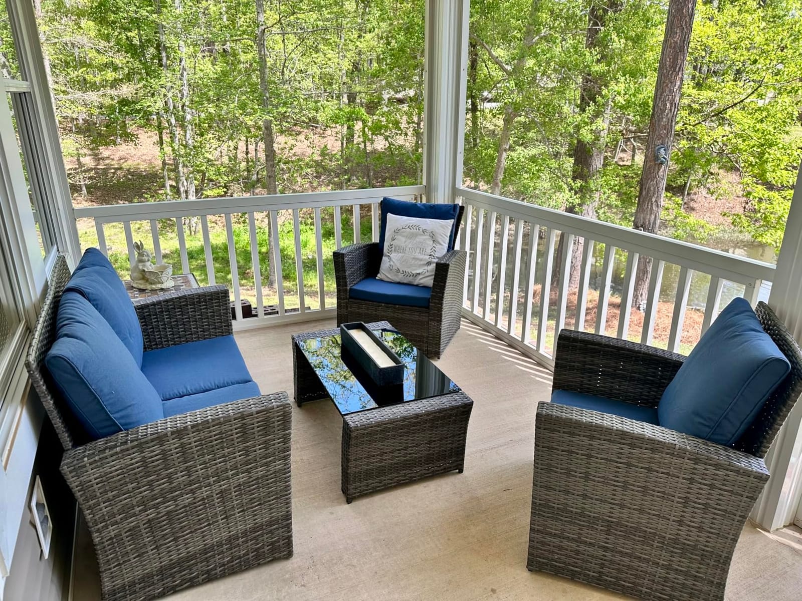 Wisteria Lane Patio Furniture Set, Wicker Outdoor Furniture for All Weather customer photo 2