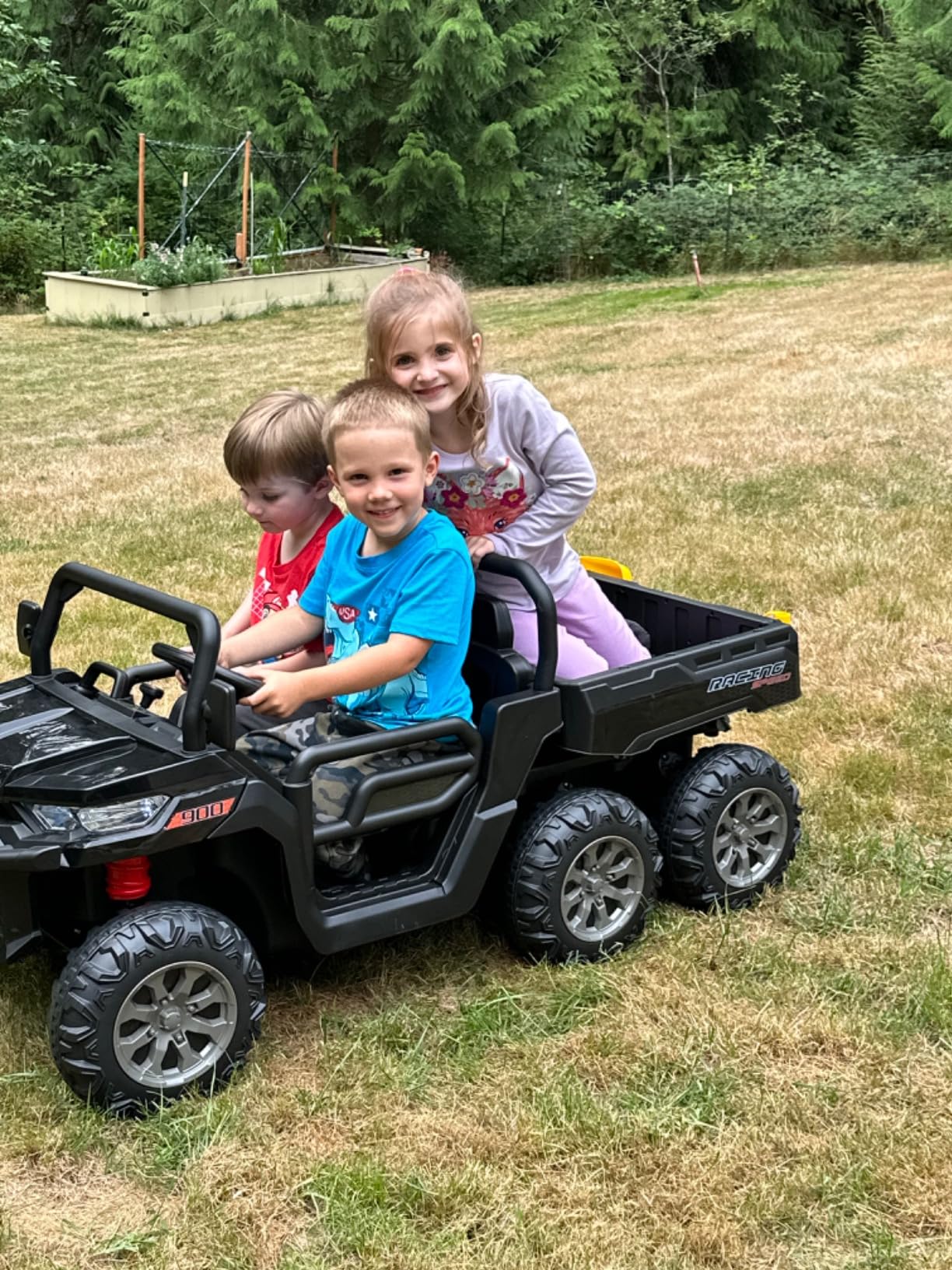 Hikole XL 24V ATV, 4 Wheelers for Kids Ages 6-14, 2 Seater, Rosy customer photo 2