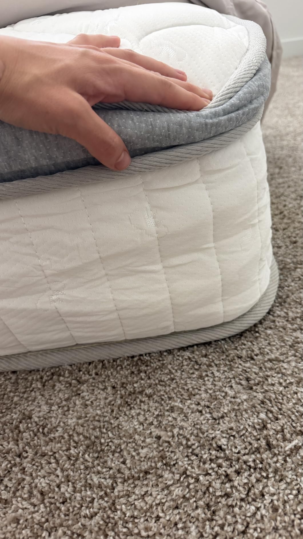 Neo Sleep Full Size 8 Inch Cool Hybrid Mattress, Innerspring Coil Support customer photo 1