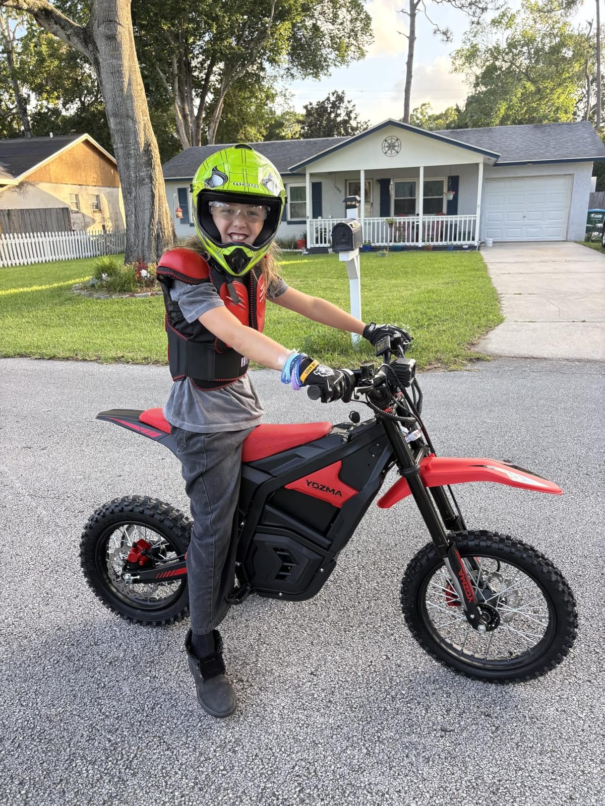 Yozma IN10 Electric Dirt Bike, 40MPH 2600W Off Road Electric Motorcycle | 48V 23.4Ah Removable Battery Ebike, Dual Hydraulic Suspension& Brakes, Mountain Off Road, Teens & Adult customer photo 2
