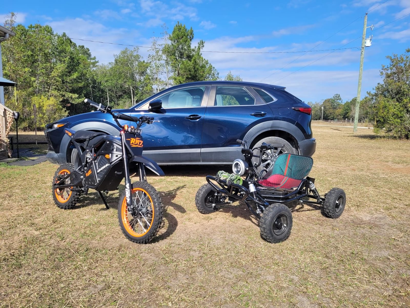 Gas Powered Go Kart, 1700W Go Kart for Adults & Kids with Premium Steel Tubular Frame, 2 Stroke Off-Road Kart with 6'' Tires Featuring 2.5L Tank,Hydraulic/Rear Disc Brake, 25MPH customer photo 1