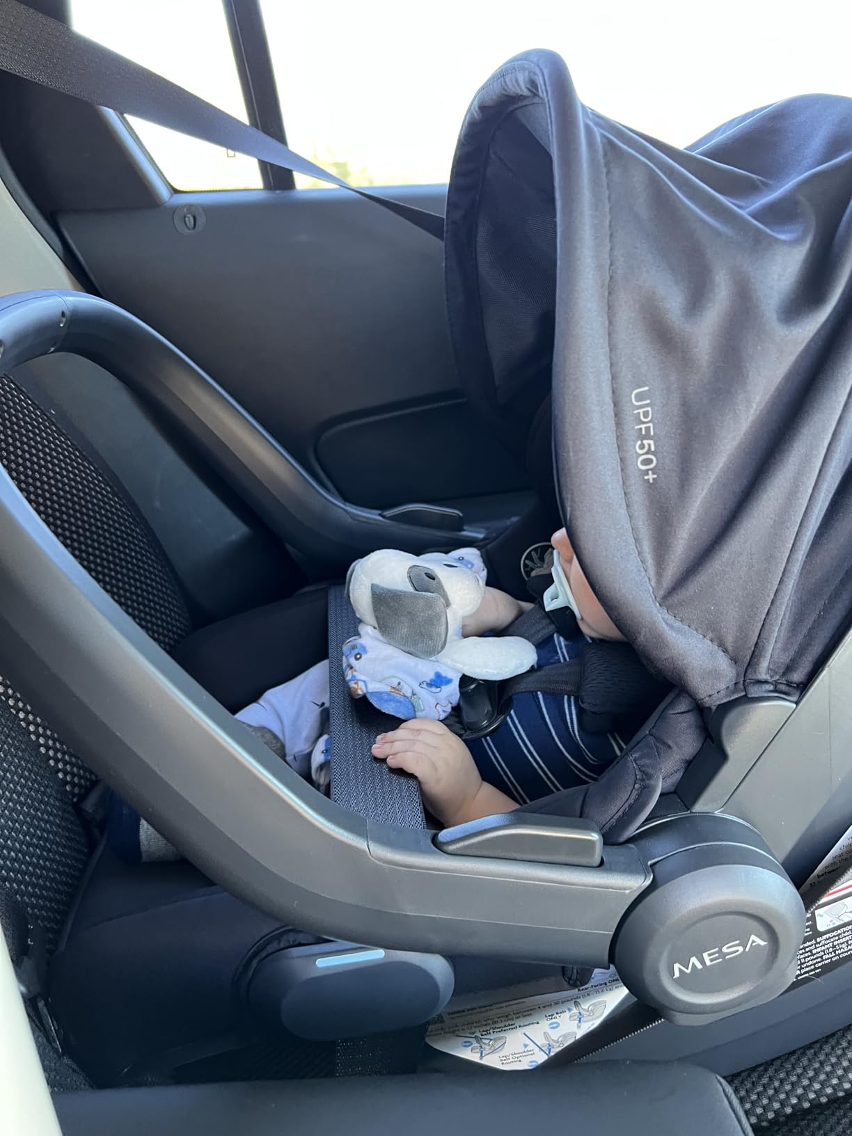 UPPAbaby Mesa V3 Infant Car Seat with Base, Insert & SmartSecure - Ada customer photo 1