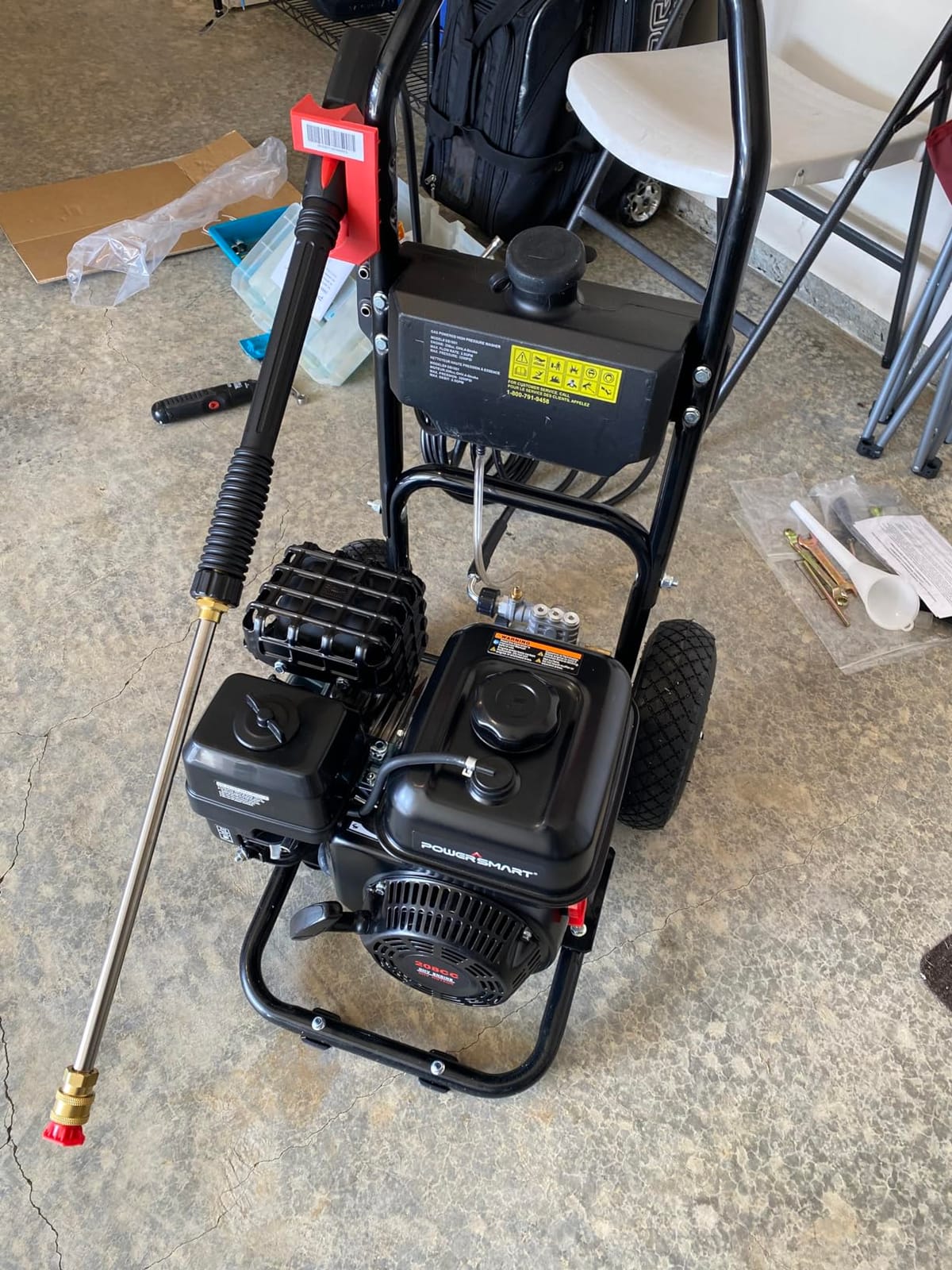 PowerSmart Gas Pressure Washer, 3800 PSI and 2.5 GPM for House Cleaning customer photo 2
