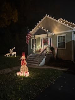 Hourleey Halloween Animatronics Decorations, Sound Activated Girl Doll on Rocking Horse with Lights and Sound, Animated Halloween Decor for Indoor Outdoor Haunted House Party Prop customer photo 1