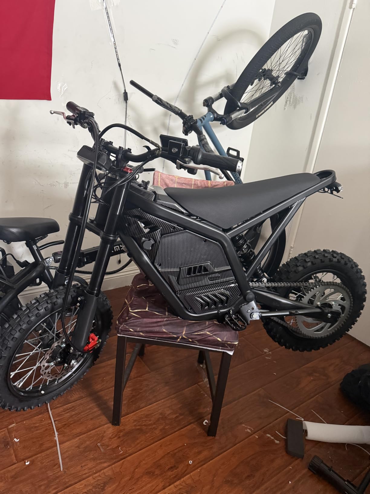 4000W Peak Electric Dirt Bike for Teens Adults，45 MPH，40 Miles Range | 48V 23Ah Removable Battery, 14
