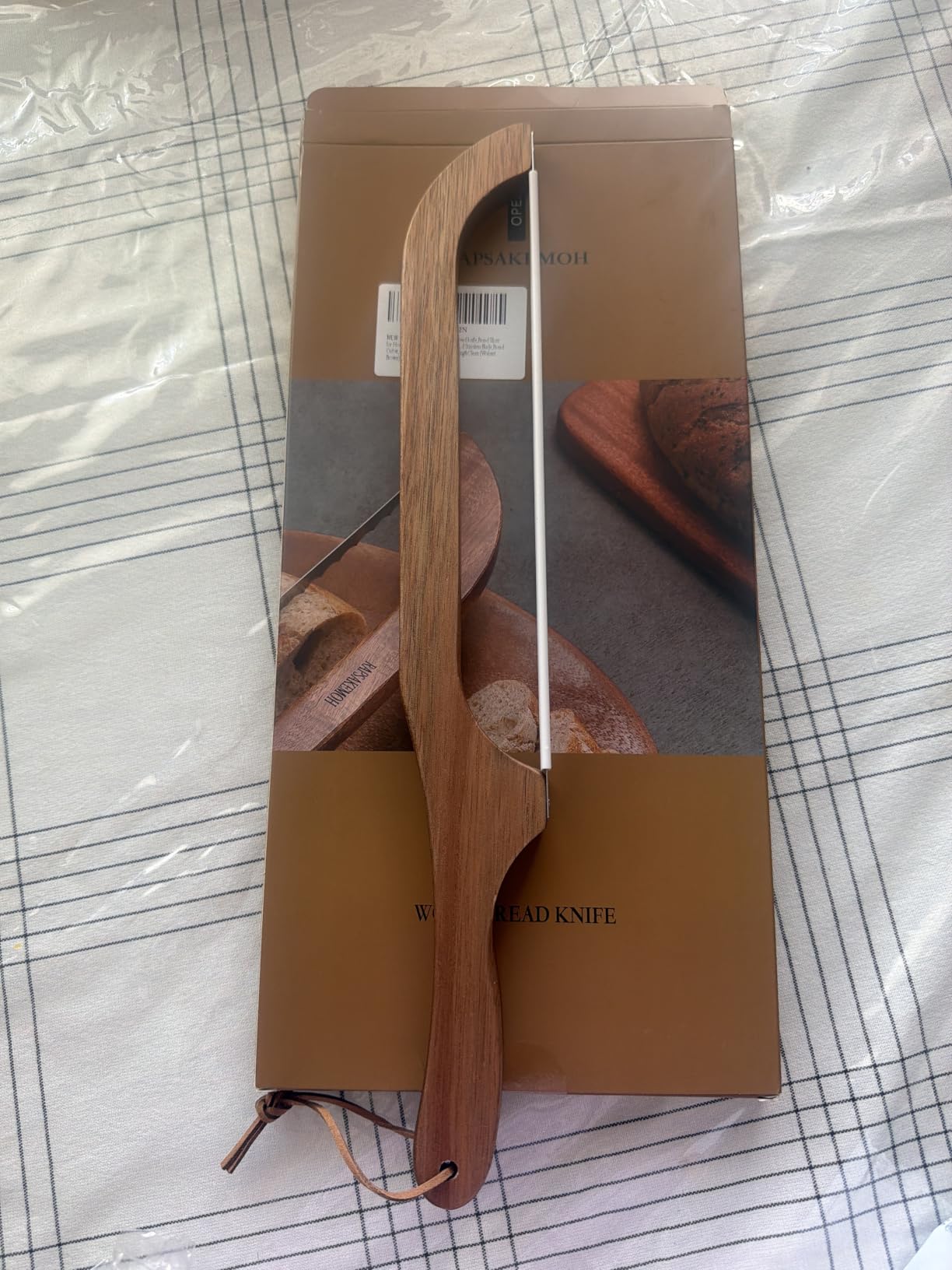 RAPSAKEMOH Sourdough bread knife,Bread Slicer for Homemade,Even Slicing customer photo 2