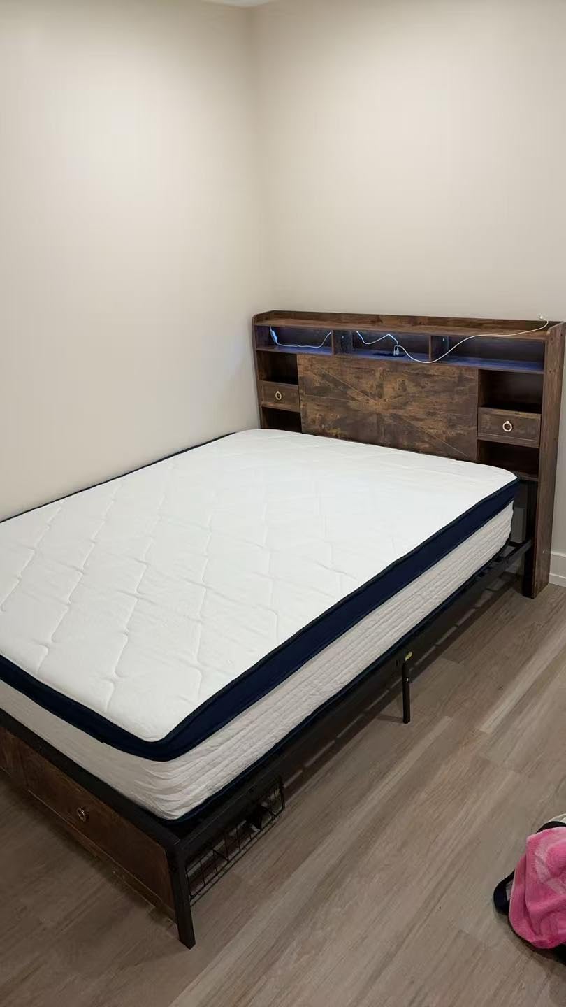 Avenco SleepSphere 8 Inch Twin Mattress, Twin Size Mattresses with Innerspring for Pressure Relief, Foam and Spring Hybrid Colchones Breathable Cover CertiPUR-US Certified Bed Mattress in a Box customer photo 1