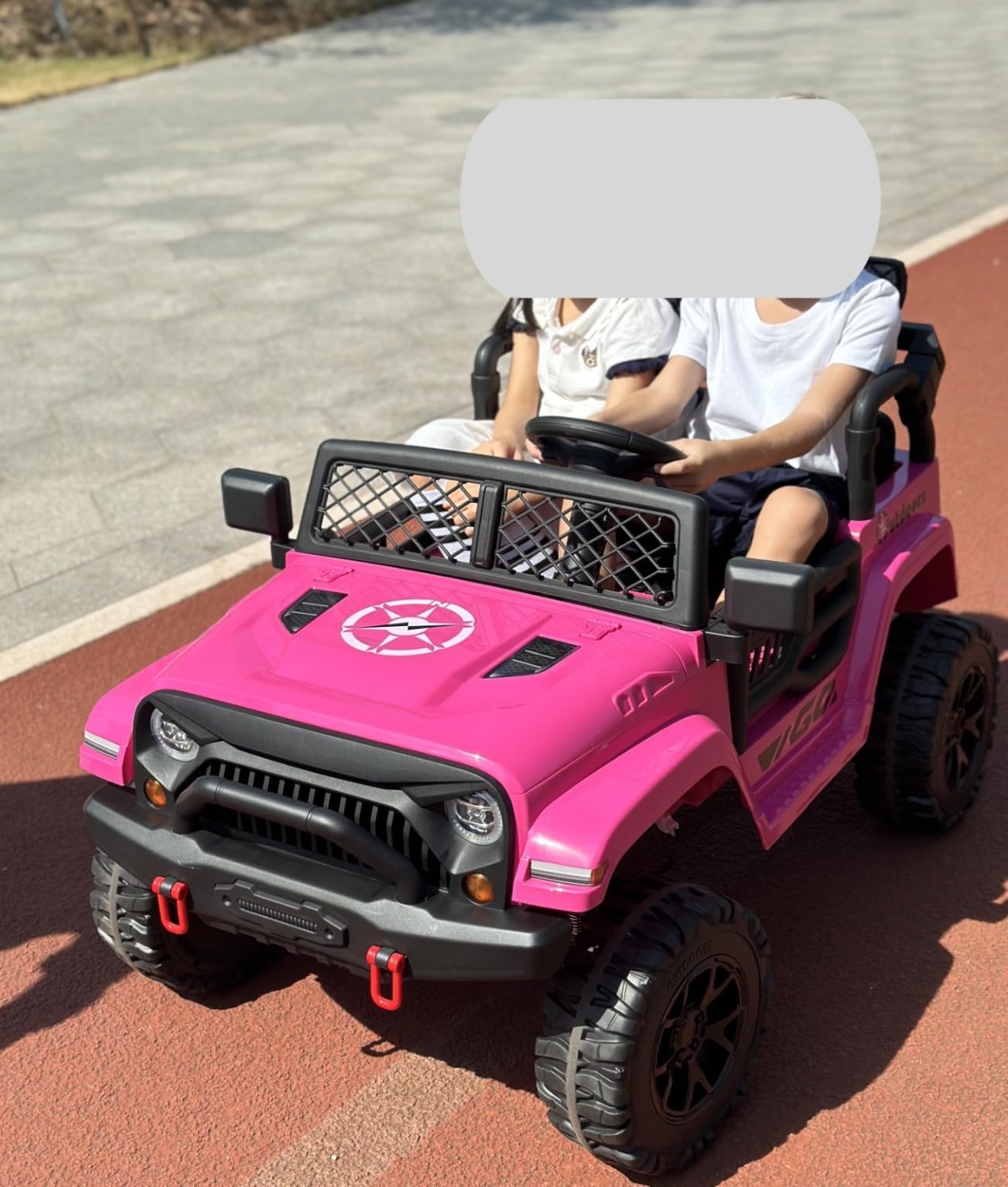 ANPABO 24V XXXL Kids ATV 4 Wheeler Ages 5-14, 4WD & 800W, 200 Lbs, Black customer photo 1