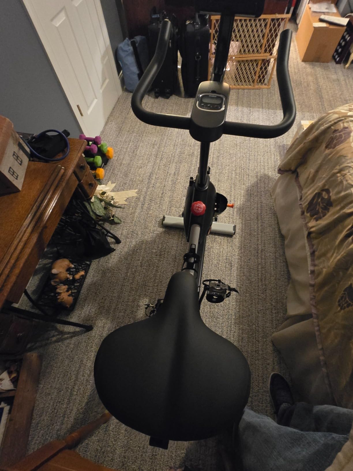 Stationary Exercise Bike for home, Magnetic Resistance, Silence & Smart App customer photo 2