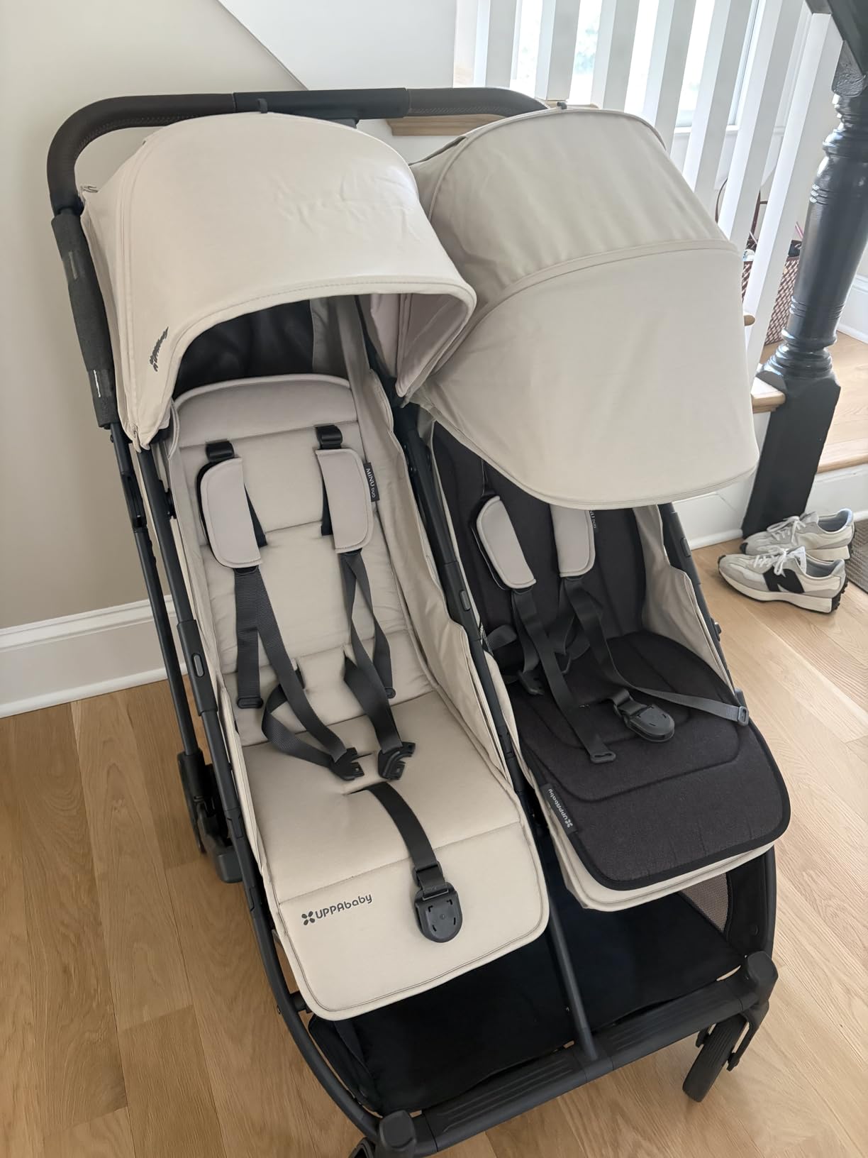 UPPAbaby Minu Duo Side-by-Side Double Stroller - Light & Compact - James customer photo 2