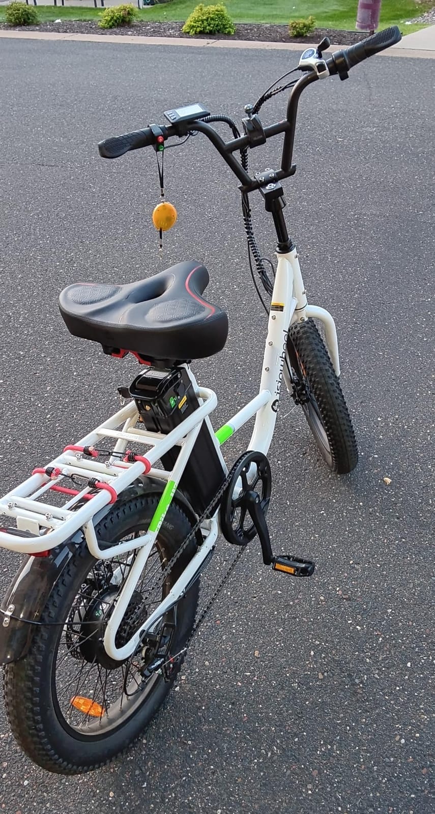 isinwheel U7S Electric Bike for Adult,Peak 1500W Motor 48V 20Ah Battery Up to 20+ MPH & 80 Miles Step-Thru Cargo Ebike,7-Speed All Terrain Fat Tire Front Suspension E-Bike customer photo 1