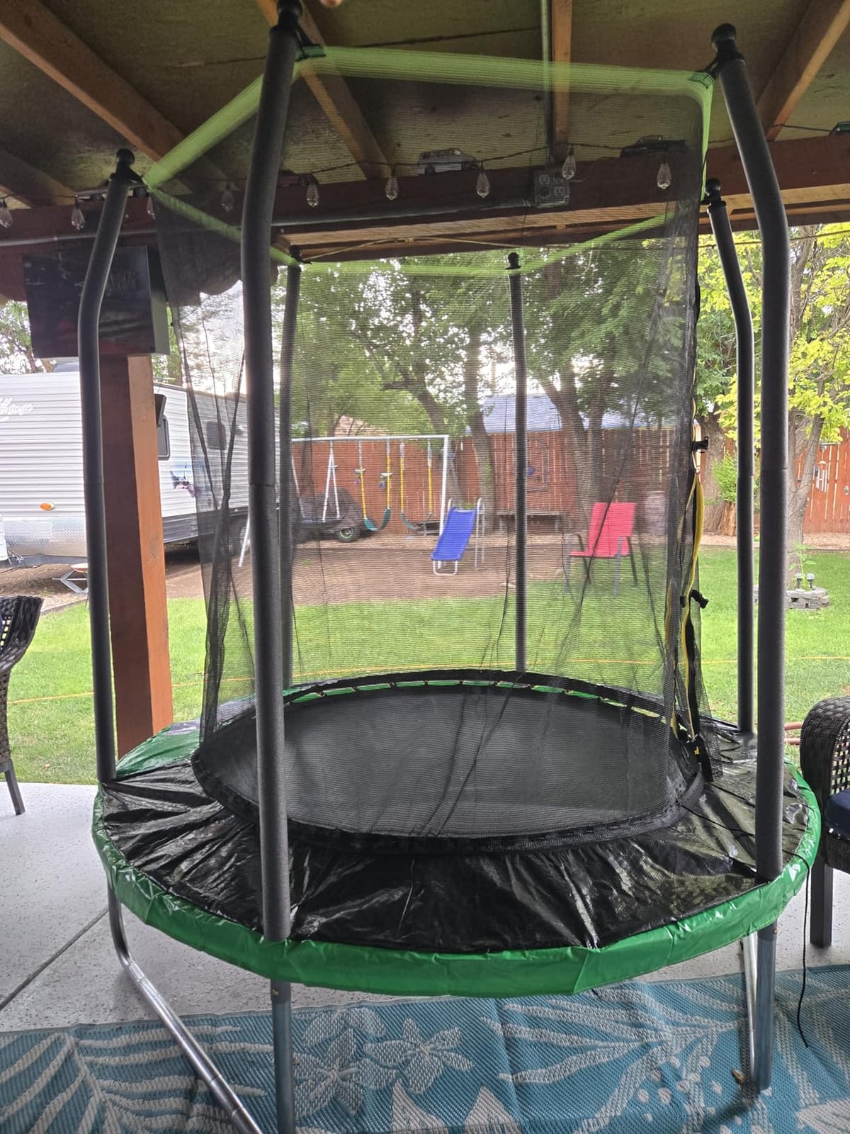 AOTOB 12 FT/14 FT Rectangle Trampoline with Net | Perfect Outdoor Rectangular Trampolines for Kids - Gymnastics Style Tranpoline with Enclosure & Ladder , Max Load 440 lbs customer photo 1