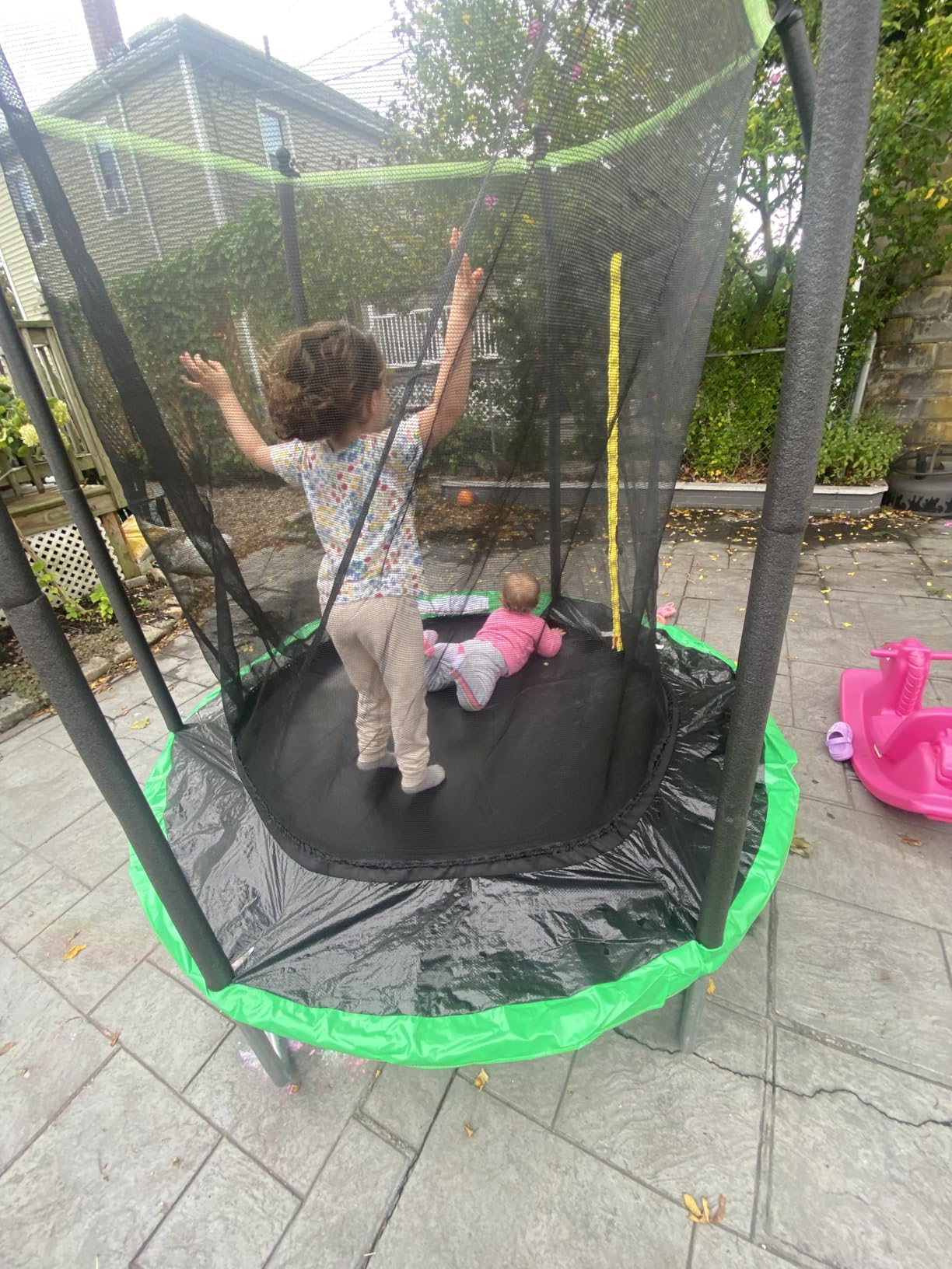 AOTOB 12 FT/14 FT Rectangle Trampoline with Net | Perfect Outdoor Rectangular Trampolines for Kids - Gymnastics Style Tranpoline with Enclosure & Ladder , Max Load 440 lbs customer photo 2