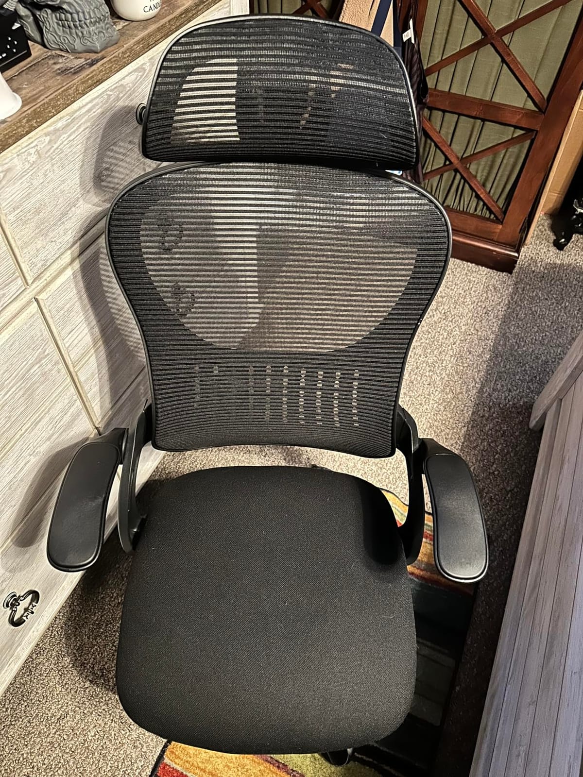 Sweetcrispy Computer Desk Chair, Mesh Office Chair with Lumbar Support customer photo 1
