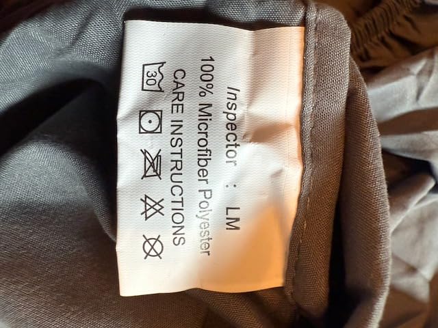 LBRO2M 100% Egyptian Cotton Sheet 1000 TC, Durable 16” Deep Pocket Sheets customer photo 2