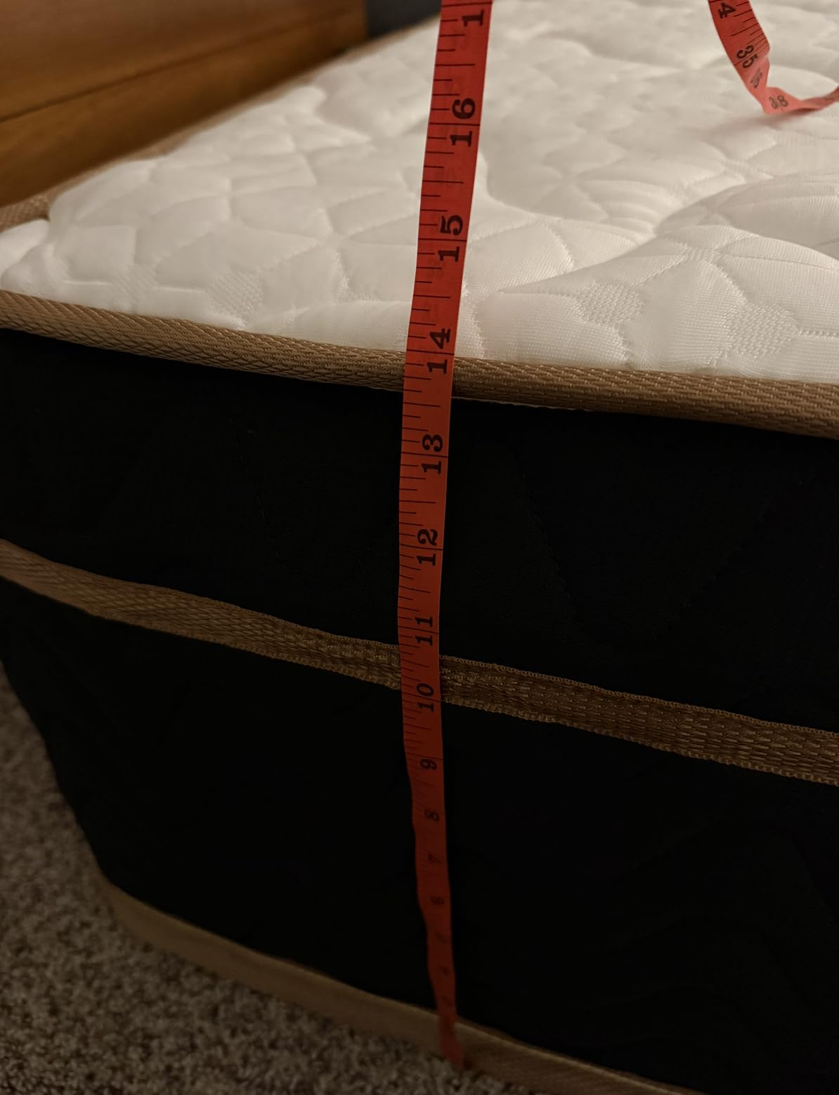 King Mattress 14 Inch, Luxury Hotel Cooling Hybrid Bed Mattress in a Box customer photo 1
