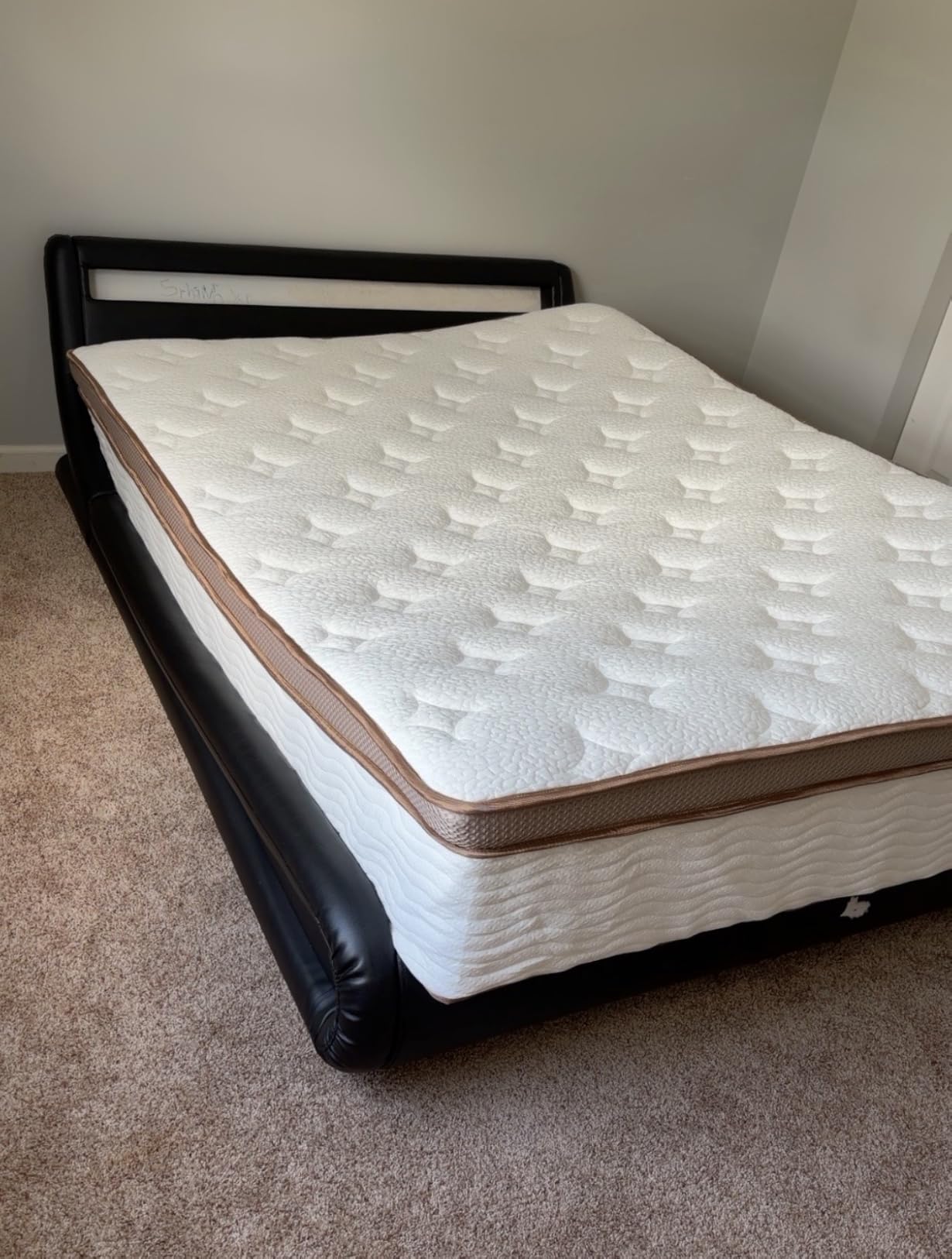 BedStory Firm King Mattress 14 Inch, Hybrid Mattress Orthopedic Support customer photo 2