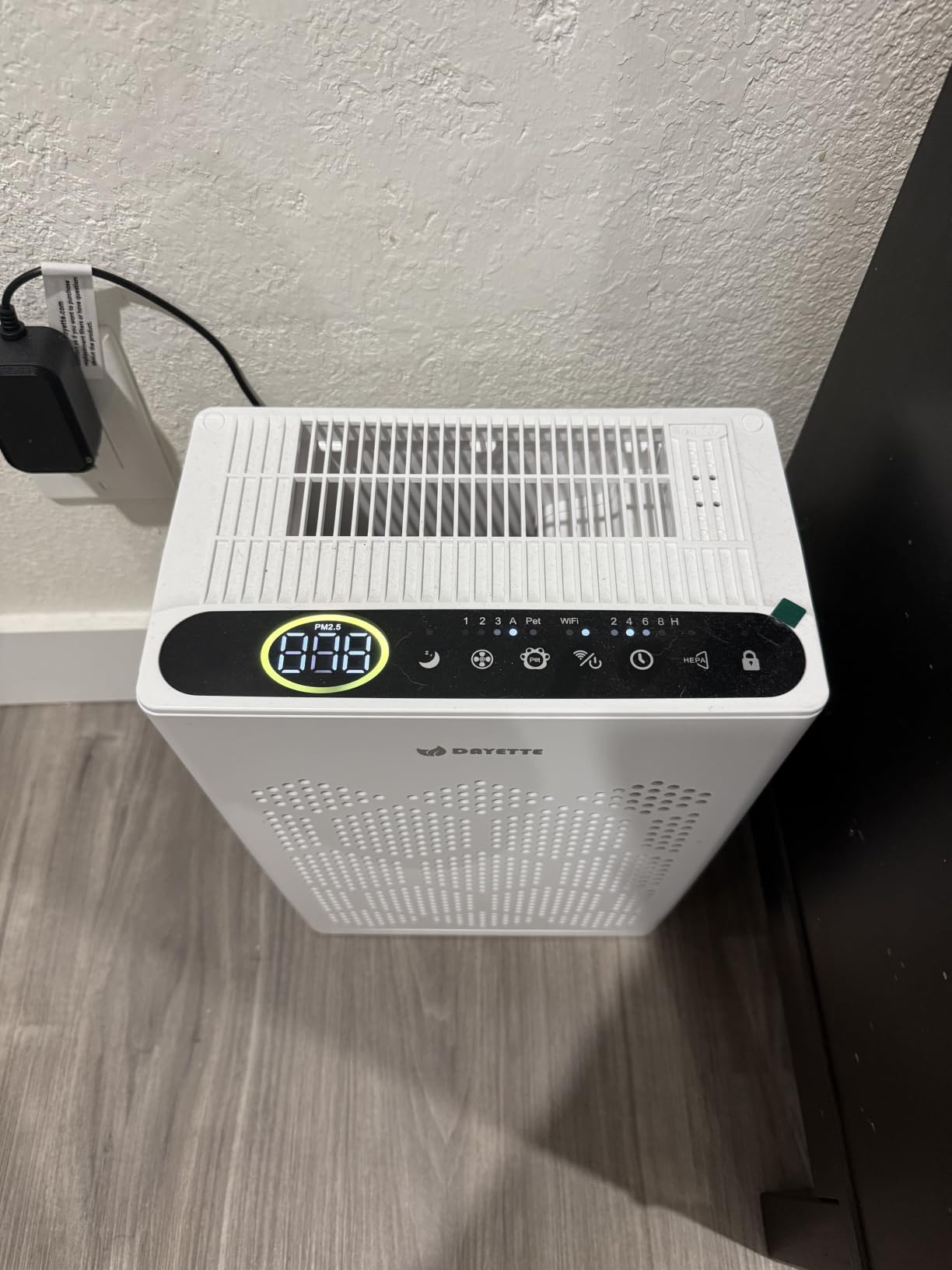 DAYETTE Pet Air Purifier for Home Large Room 3400 Ft², TVOC & PM2.5 Sensors customer photo 2