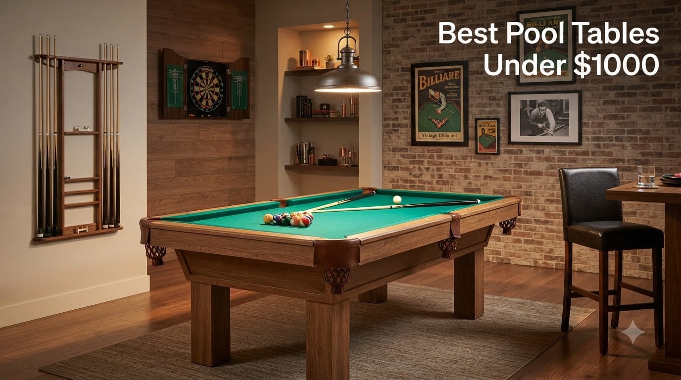 Best Pool Tables Under $1000
