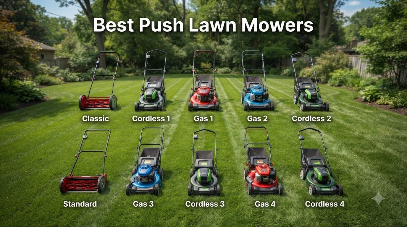 Best Push Lawn Mowers