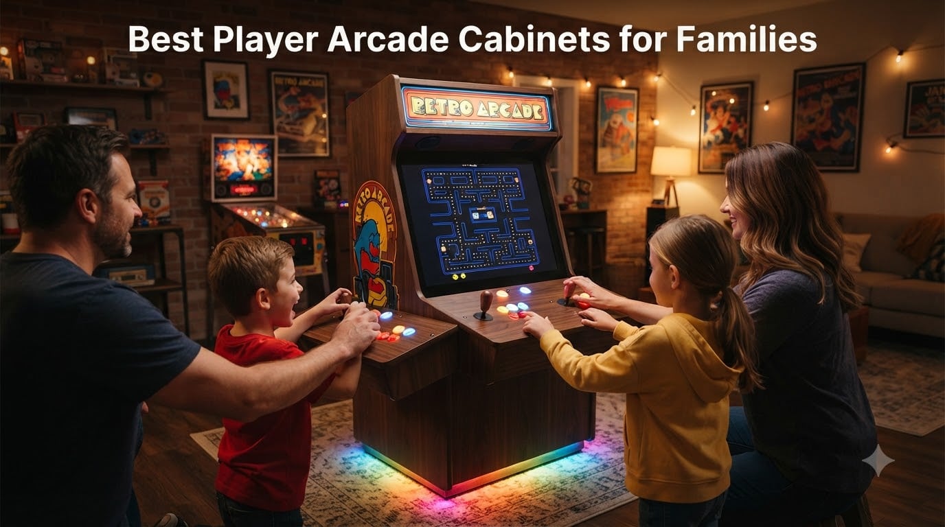 Best 4 Player Arcade Cabinets for Families
