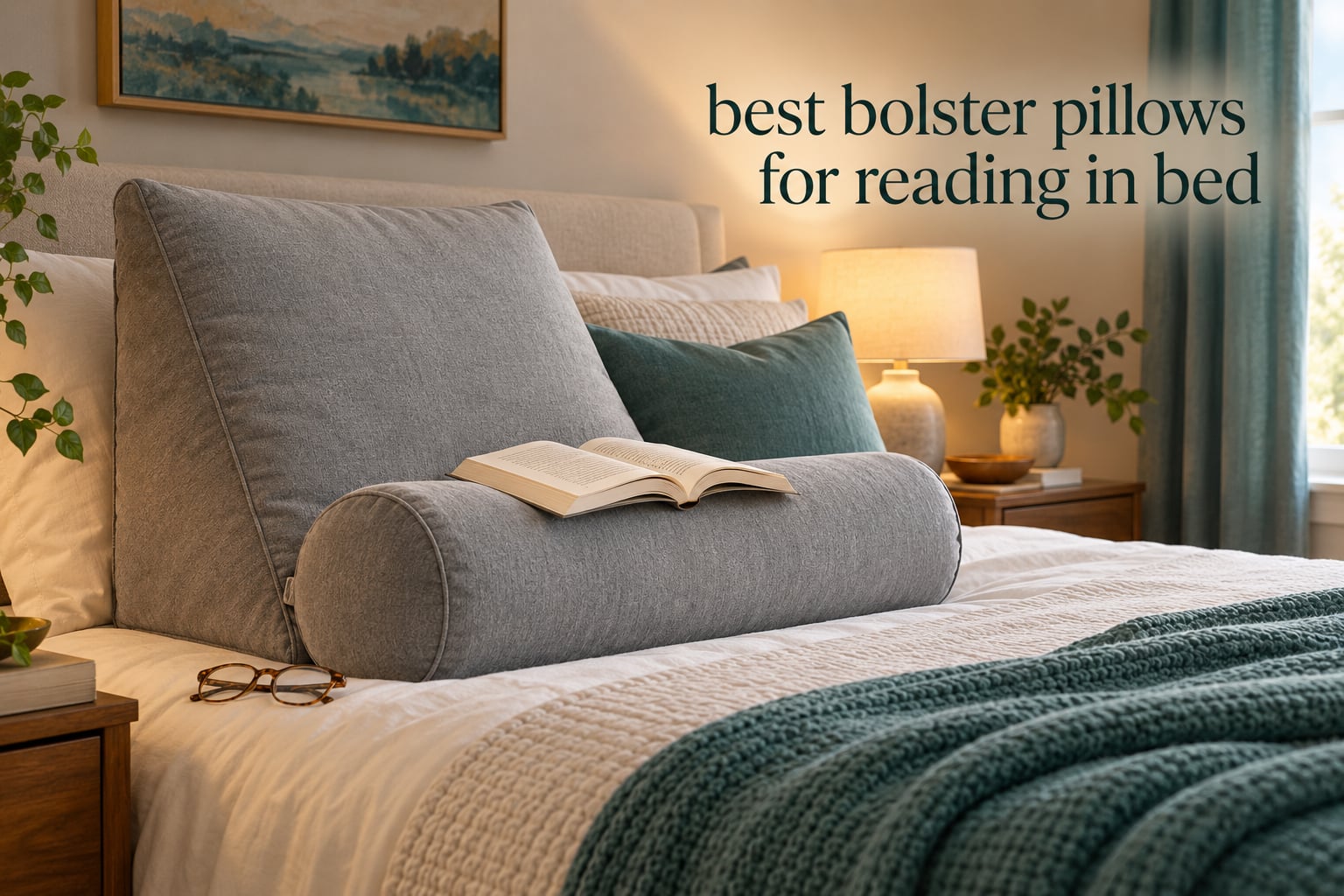 best bolster pillows for reading in bed