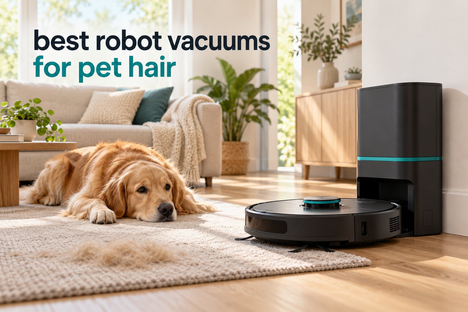 best robot vacuums for pet hair