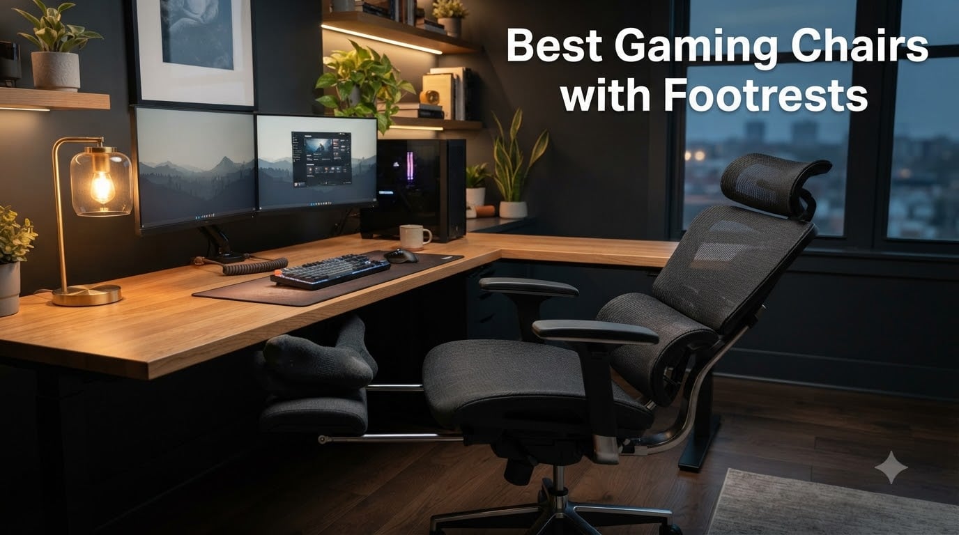 Best Gaming Chairs with Footrests