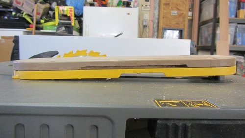 Leecraft DW-2 Zero-Clearance Table Saw Insert for DeWalt Model DW744 and DW746 customer photo 1