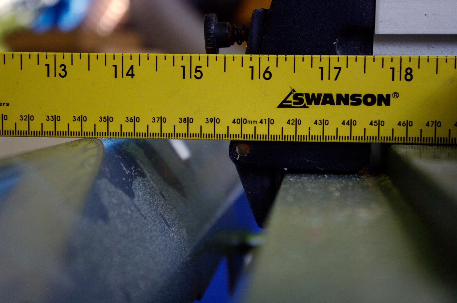 Bosch TS1002 Table Saw Rear Outfeed Support Extension customer photo 2