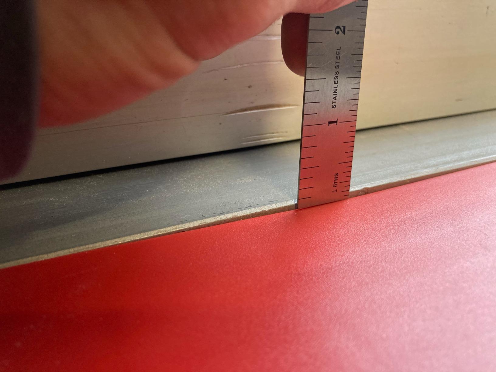 Bosch TS1005 Zero Clearance Insert Assembly for Table Saws Red 4100, 4000 customer photo 2