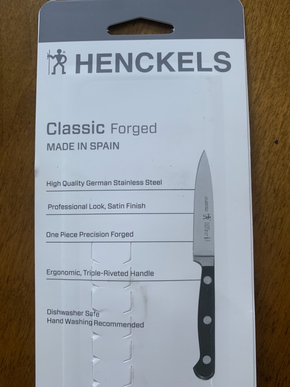 Henckels Classic 4-Inch Paring Knife, Razor-Sharp, German Engineered customer photo 2