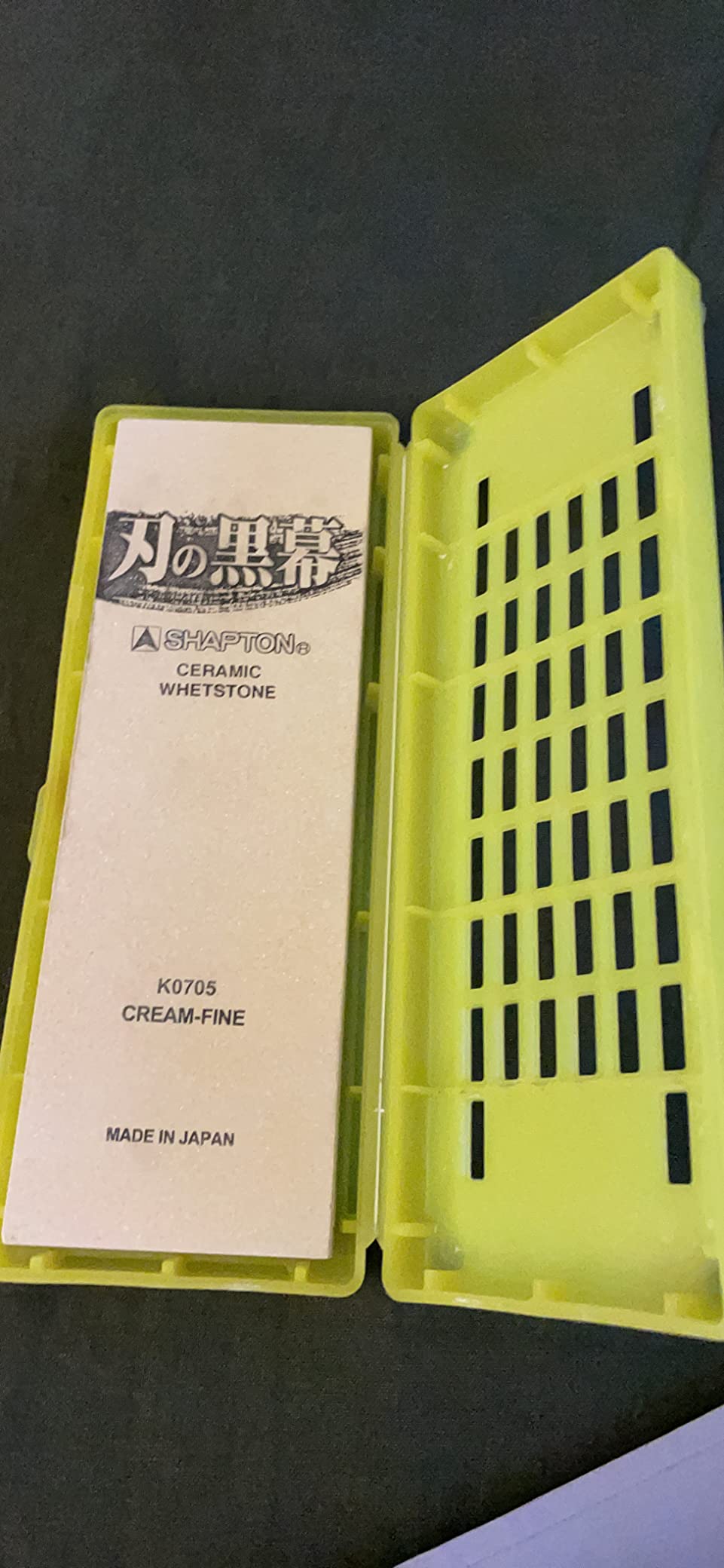 Shapton K0710 Melon 8000 Blade Finishing customer photo 1